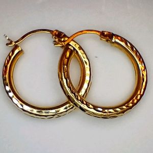 Gold hoop earrings new